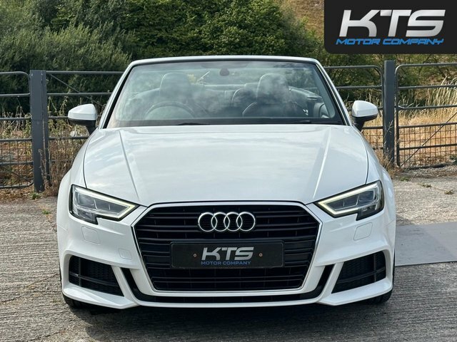 Audi A3 Cabriolet Tdi S Line Convertible White #2