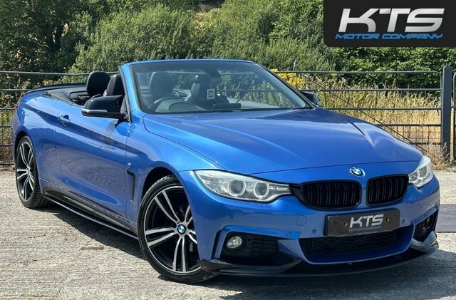 BMW 4 Series 420D M Sport Convertible Blue