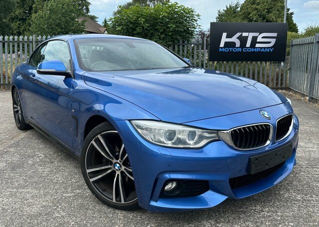 BMW 4 Series 420D M Sport Convertible Blue