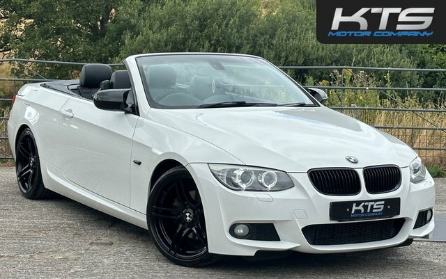 BMW 3 Series 320D M Sport Convertible YA13DWU White