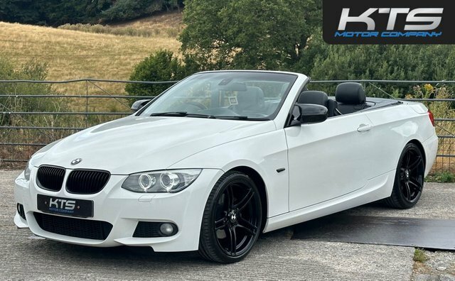 BMW 3 Series 320D M Sport Convertible YA13DWU White #3