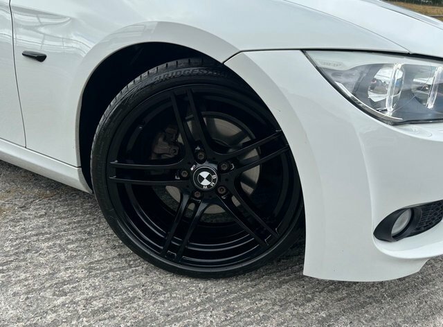 BMW 3 Series 320D M Sport Convertible YA13DWU White #6
