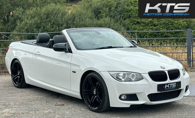 BMW 3 Series 320D M Sport Convertible YA13DWU White #4