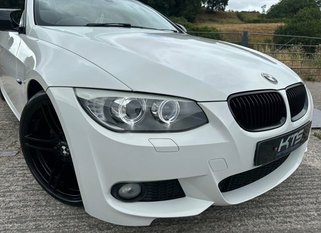 BMW 3 Series 320D M Sport Convertible YA13DWU White #5
