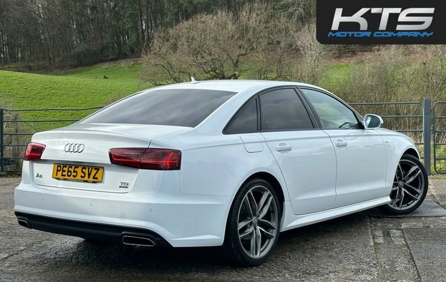 Audi A6 Saloon Tdi S Line Black Edition White #14