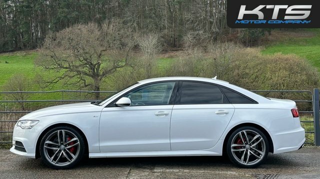 Audi A6 Saloon Tdi S Line Black Edition White #8