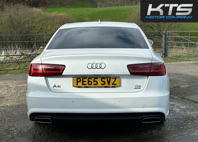 Audi A6 Saloon Tdi S Line Black Edition White #13