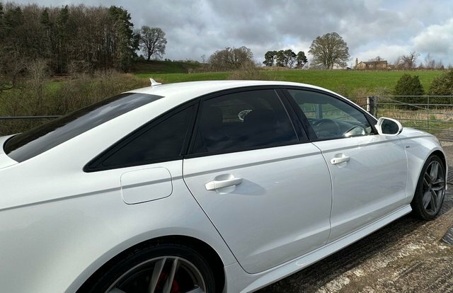 Audi A6 Saloon Tdi S Line Black Edition White #11