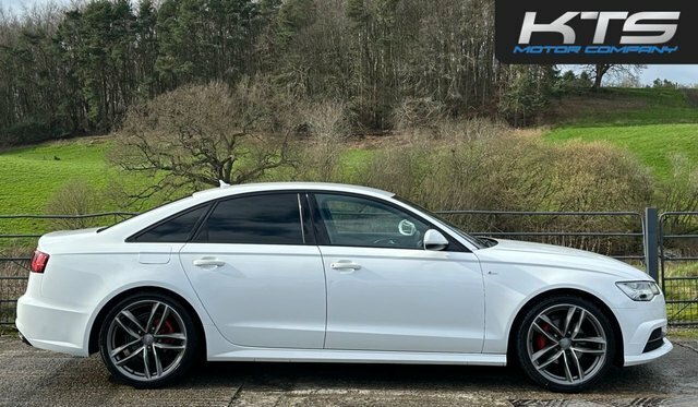 Audi A6 Saloon Tdi S Line Black Edition White #10