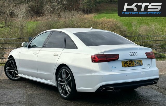 Audi A6 Saloon Tdi S Line Black Edition White #12