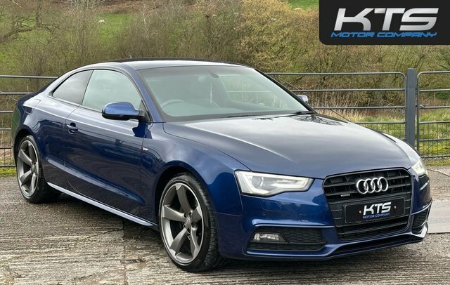 Audi A5 Tfsi Black Edition Coupe Blue #4