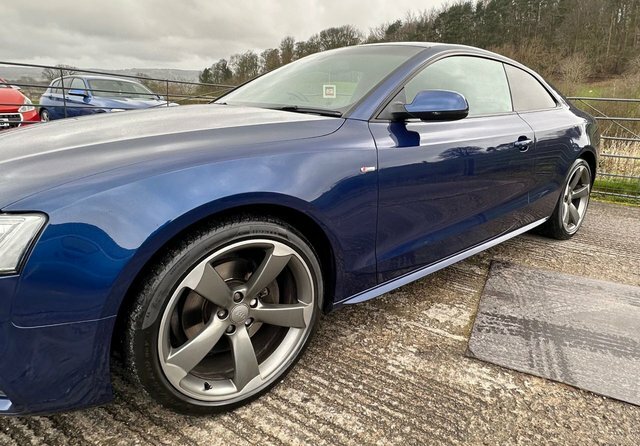 Audi A5 Tfsi Black Edition Coupe Blue #6