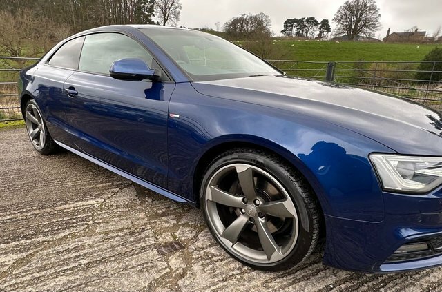 Audi A5 Tfsi Black Edition Coupe Blue #5