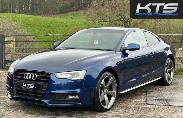 Audi A5 Tfsi Black Edition Coupe Blue #3