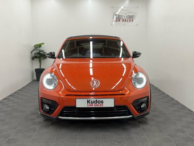 Volkswagen Beetle 2.0 Tdi R-line Cabriolet Dsg Euro 6 S Orange #4