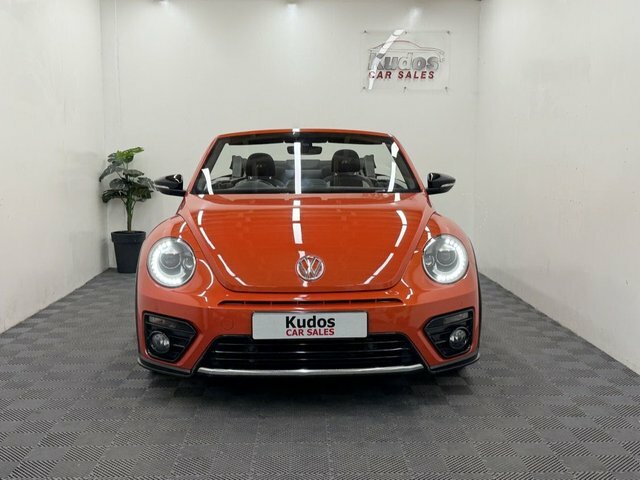 Volkswagen Beetle 2.0 Tdi R-line Cabriolet Dsg Euro 6 S Orange #3