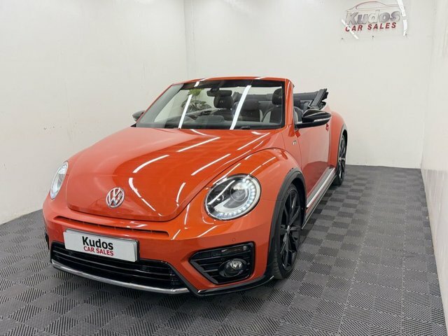 Volkswagen Beetle 2.0 Tdi R-line Cabriolet Dsg Euro 6 S Orange #5