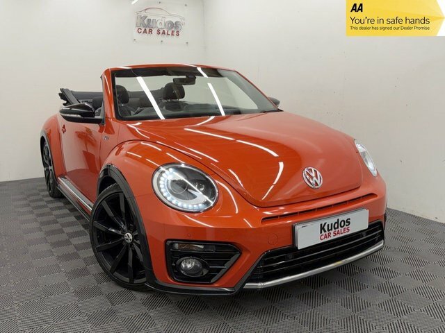 Volkswagen Beetle 2.0 Tdi R-line Cabriolet Dsg Euro 6 S Orange