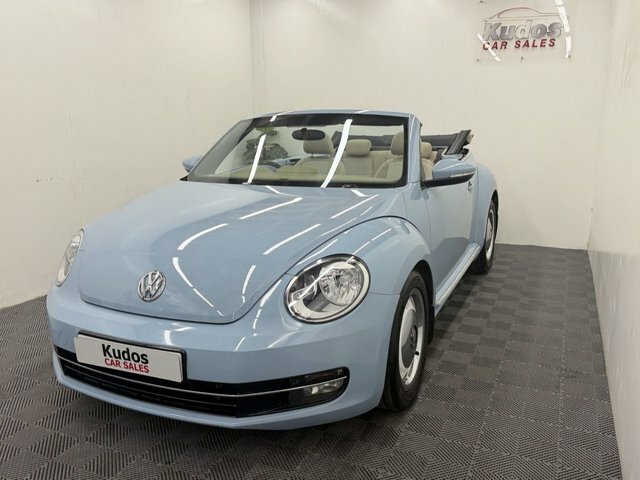 Volkswagen Beetle 1.6 Tdi Bluemotion Tech Design Cabriolet Diese Blue #4