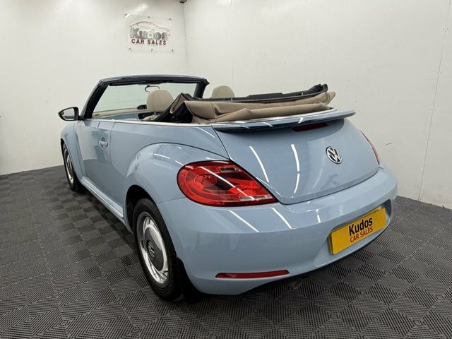 Volkswagen Beetle 1.6 Tdi Bluemotion Tech Design Cabriolet Diese Blue #5