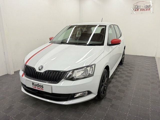 Skoda Fabia 1.0 Tsi Redline Hatchback Euro 6 White #3