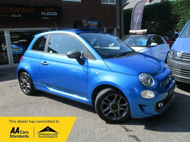 Fiat 500 2019 1.2 S Hatchback Euro 6 Ss Blue