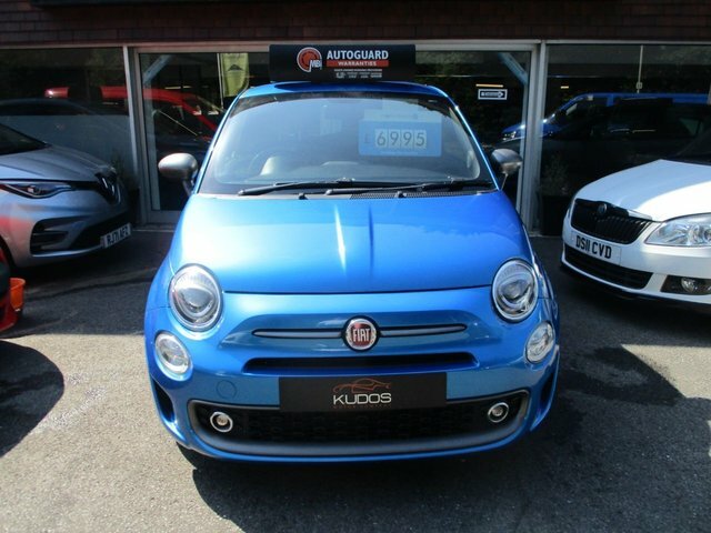 Fiat 500 2019 1.2 S Hatchback Euro 6 Ss Blue #3