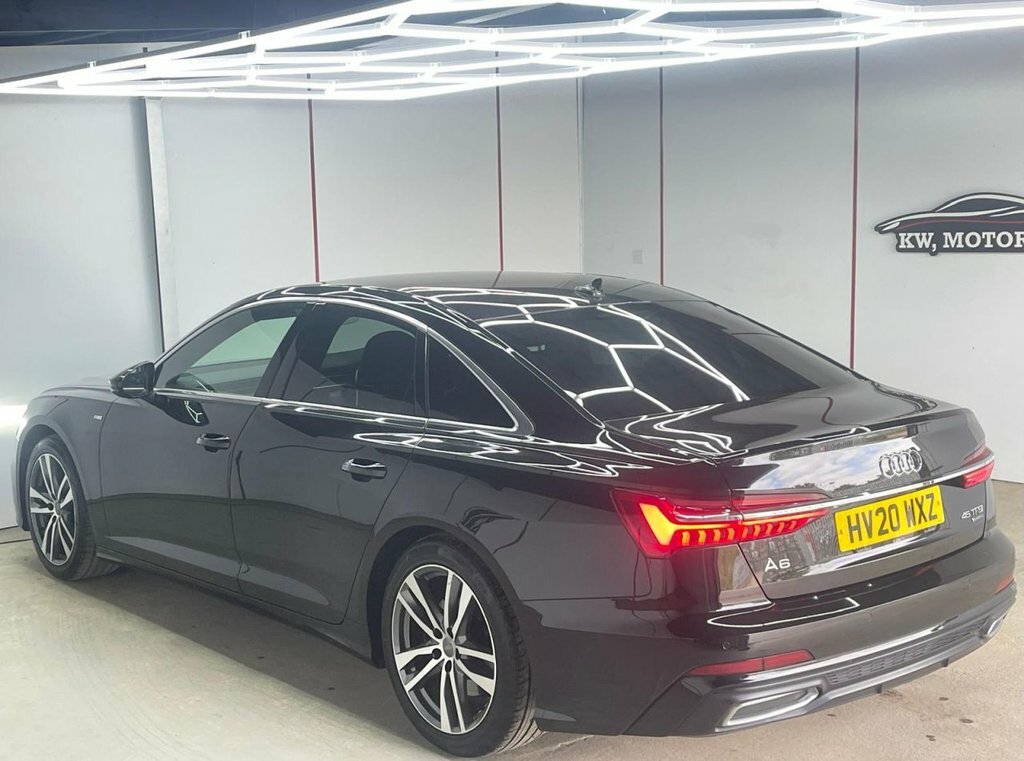 Audi A6 Saloon Tdi 40 Black Edition White #11