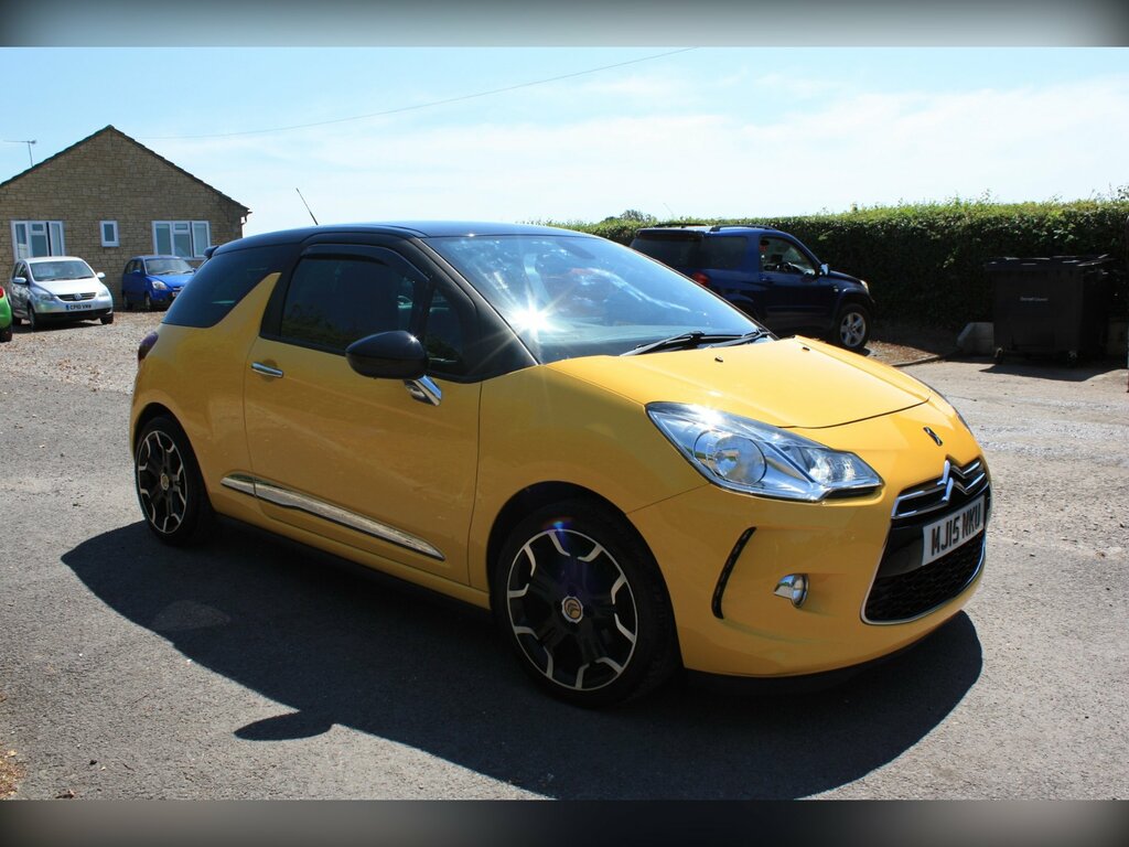 Citroen DS3 1.6 E-hdi Dstyle Plus Hatchback Yellow #3