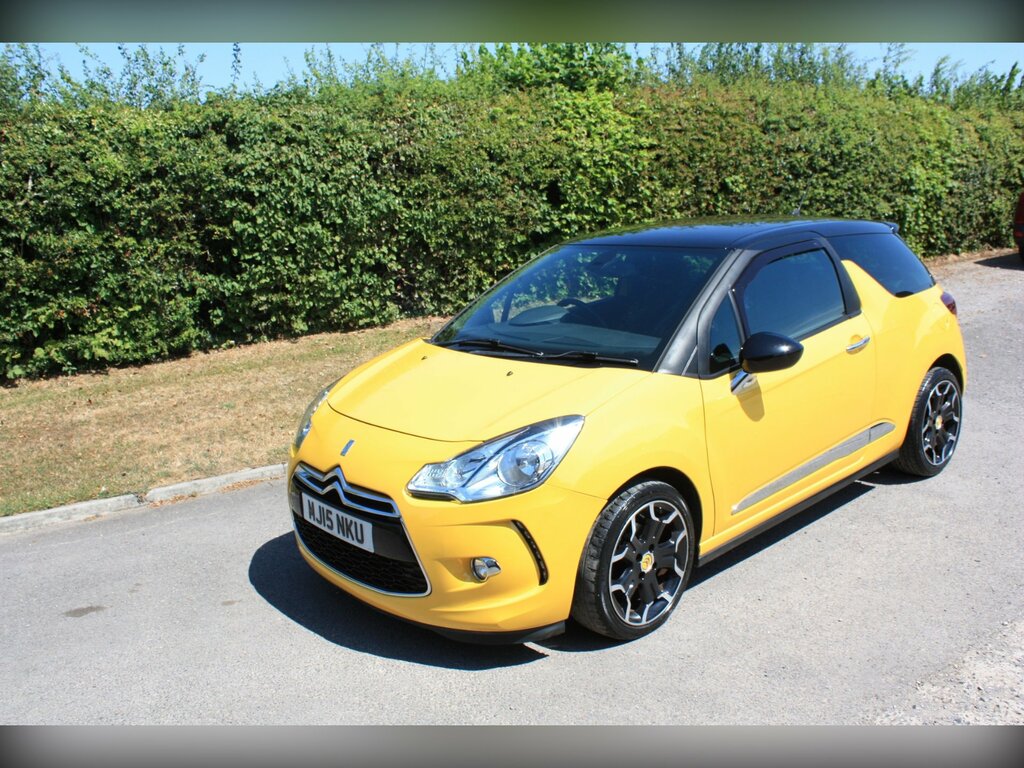Citroen DS3 1.6 E-hdi Dstyle Plus Hatchback Yellow