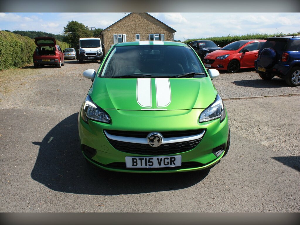Vauxhall Corsa 1.2I Sting Hatchback Euro 6 70 BT15VGR Green #2