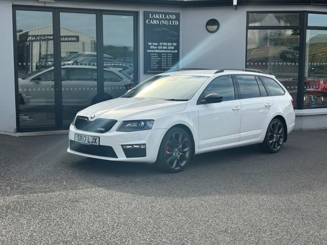 Skoda Octavia 2.0 Tdi Vrs Estate Dsg Euro 6 S S 18 White