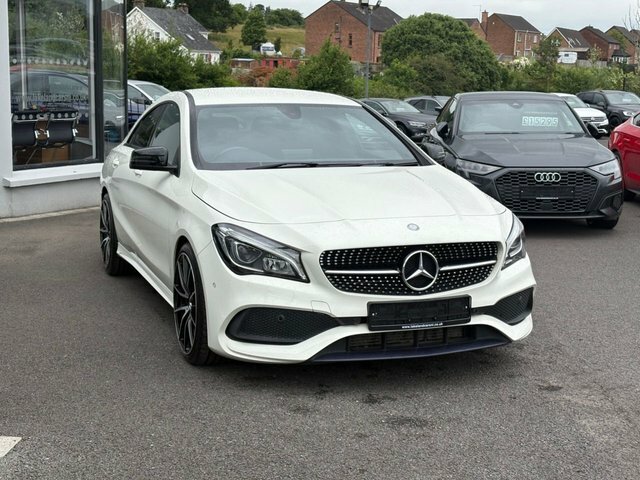 Mercedes-Benz CLA Class 2.1 Cla200d Amg Line Coupe Euro CV17UZS White #4
