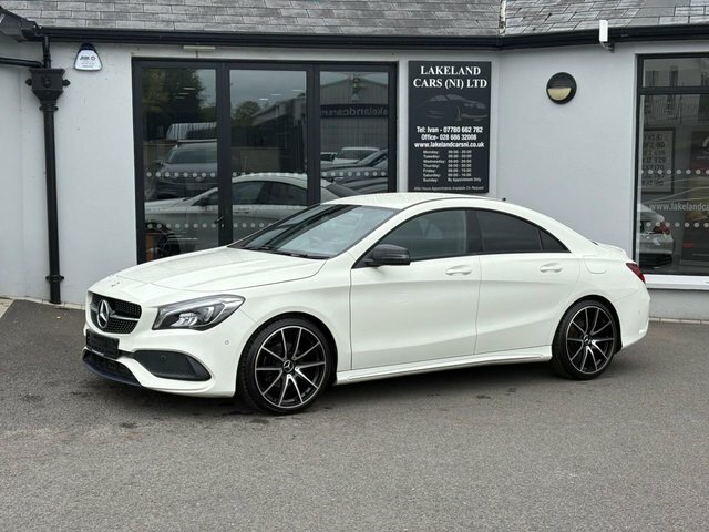 Mercedes-Benz CLA Class 2.1 Cla200d Amg Line Coupe Euro CV17UZS White #2