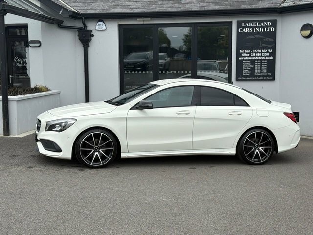 Mercedes-Benz CLA Class 2.1 Cla200d Amg Line Coupe Euro CV17UZS White #3