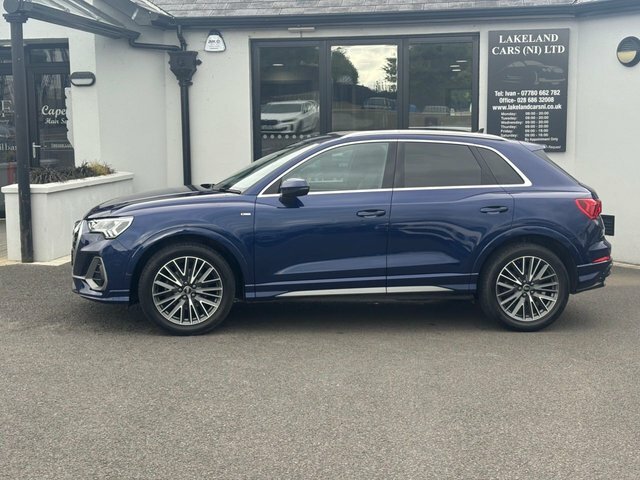 Audi Q3 2.0 Tdi 35 S Line Suv S Tronic Euro 6 FL22UJC Blue #3