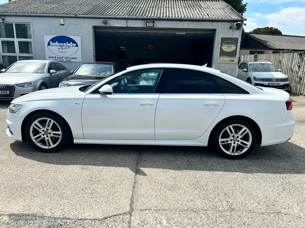Audi A6 2.0 Tdi Ultra S Line White #2