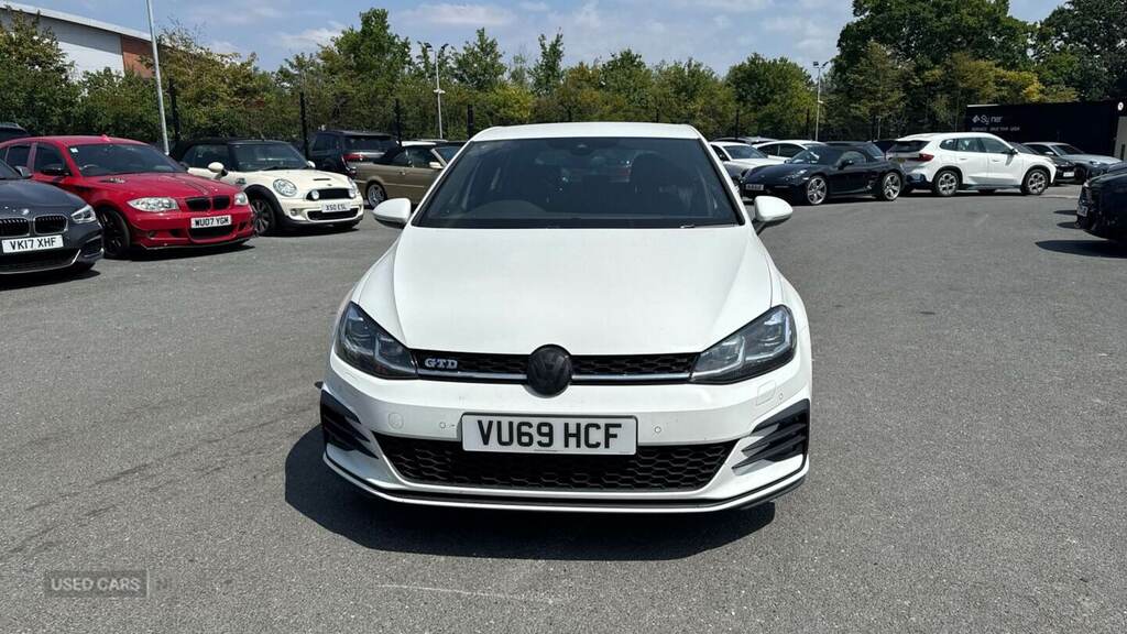 Volkswagen Golf 2.0 Tdi 184 Gtd Dsg White #6