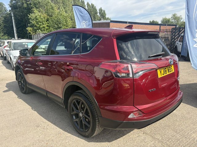 Toyota Rav 4 2.5 Vvt-h Excel Suv Hybrid Cvt 4Wd Euro YJ18WBS Red #4
