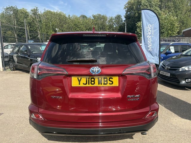 Toyota Rav 4 2.5 Vvt-h Excel Suv Hybrid Cvt 4Wd Euro YJ18WBS Red #6
