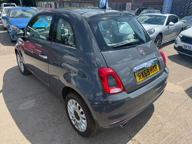 Fiat 500 1.2 Lounge Hatchback Euro 6 S S RX69HXR Grey #5