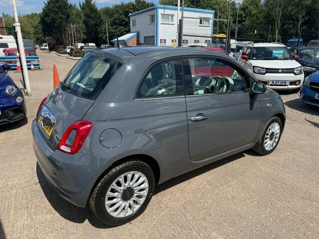 Fiat 500 1.2 Lounge Hatchback Euro 6 S S RX69HXR Grey #3
