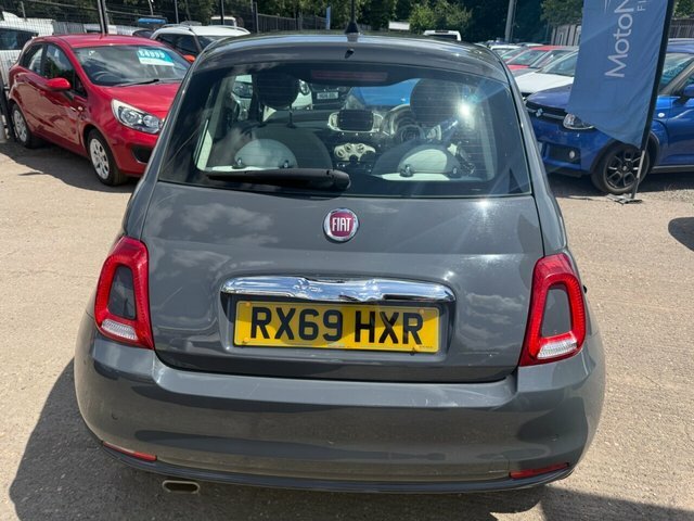 Fiat 500 1.2 Lounge Hatchback Euro 6 S S RX69HXR Grey #4