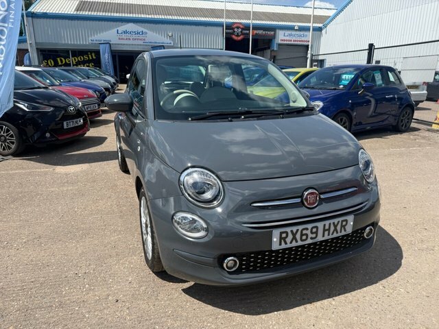Fiat 500 1.2 Lounge Hatchback Euro 6 S S Grey