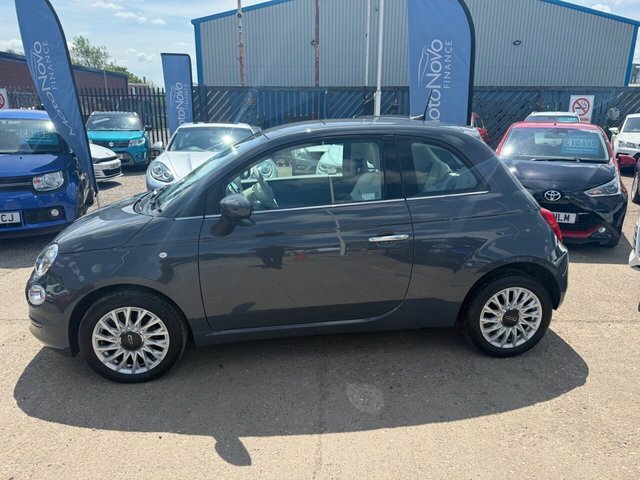 Fiat 500 1.2 Lounge Hatchback Euro 6 S S RX69HXR Grey #6