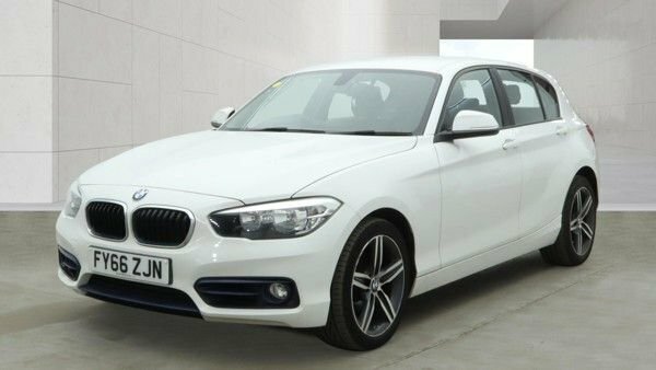 BMW 1 Series 2.0 118D Sport Hatchback Euro 6 White #2
