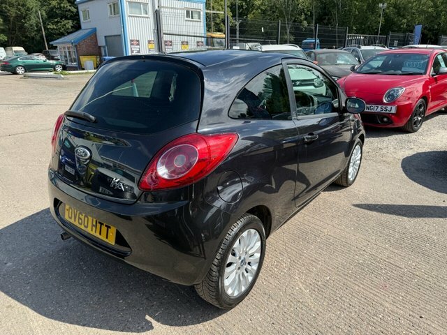 Ford KA 1.2 Zetec Hatchback Euro 4 69 P OV60HTT Black #3