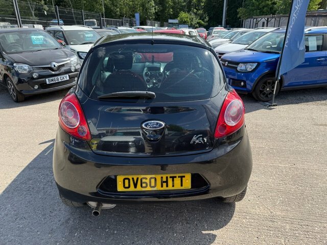 Ford KA 1.2 Zetec Hatchback Euro 4 69 P OV60HTT Black #4