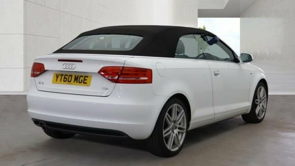 Audi A3 Cabriolet 2.0 Tdi S Line Convertible Euro White #4