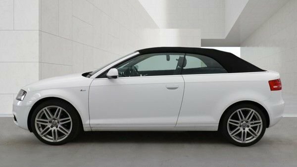 Audi A3 Cabriolet 2.0 Tdi S Line Convertible Euro White #6